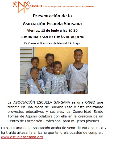 Proyecto Escuela Sansana-convocatoria