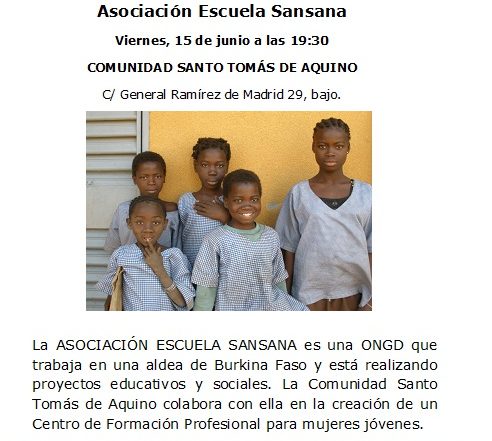 Proyecto Escuela Sansana-convocatoria